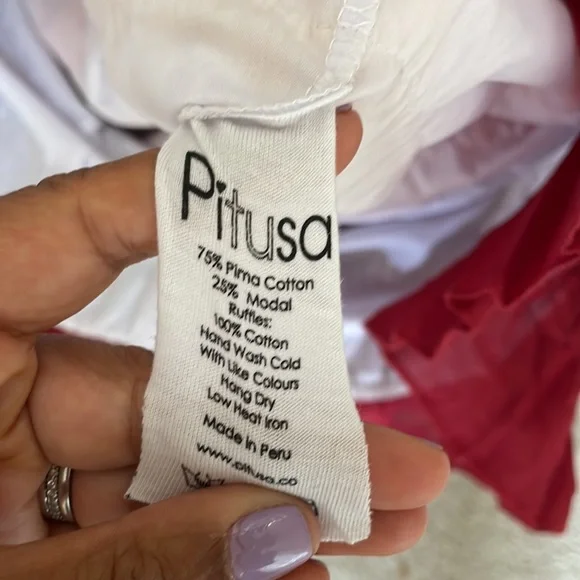 BRAND NEW Pitusa Ruffle Smocking Cotton Dress - Picture 8 of 10